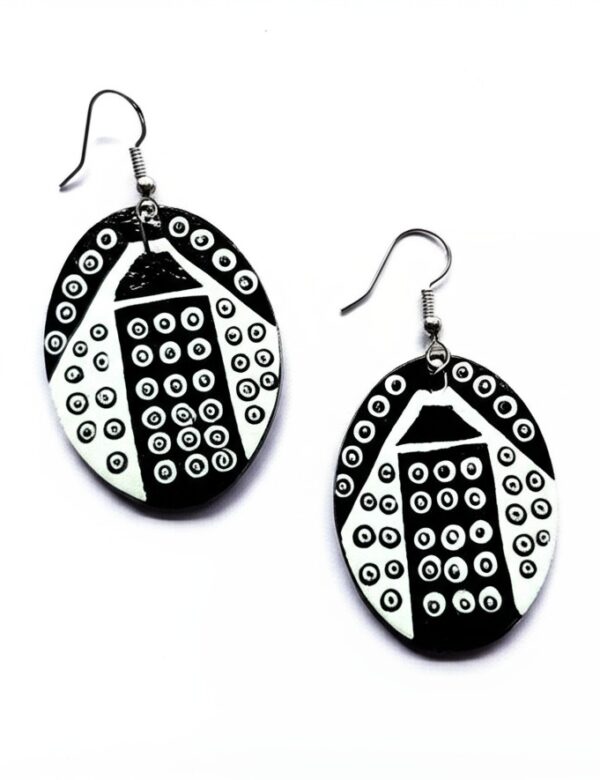 Spotted Mbadada Earrrings