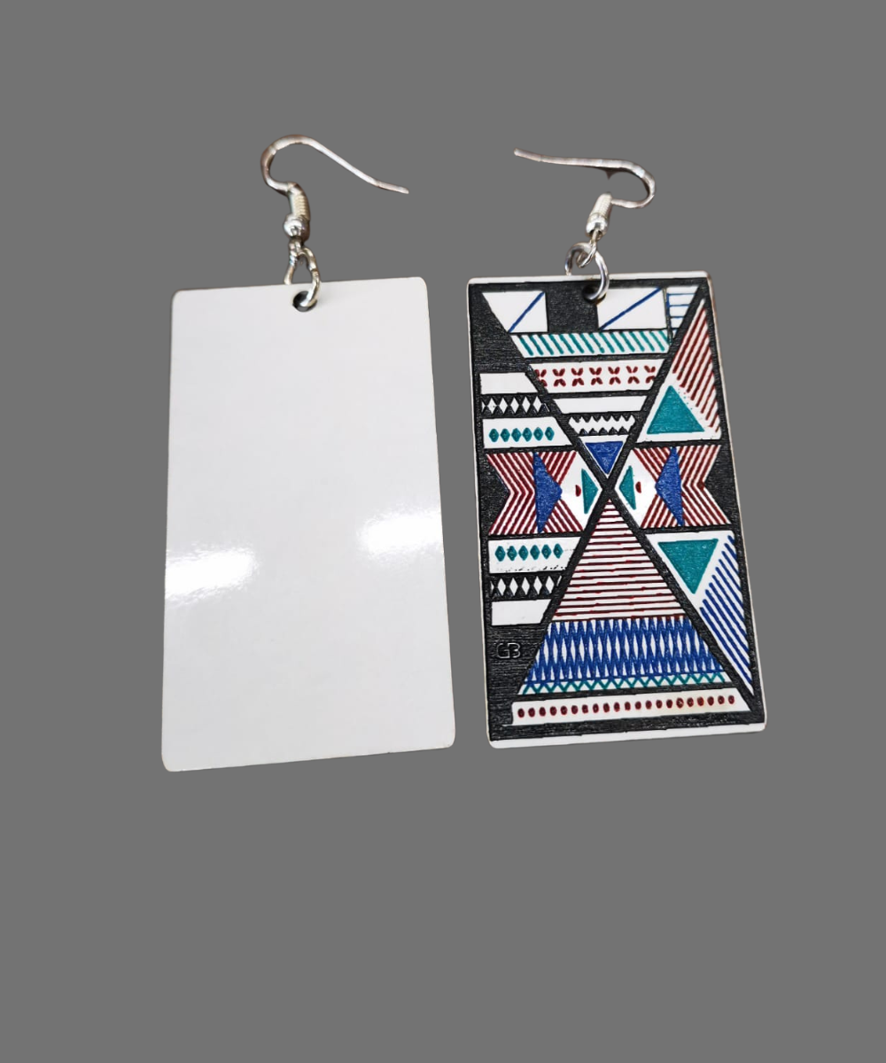 Vibrant Ndebele Geometric Drops - Image 3
