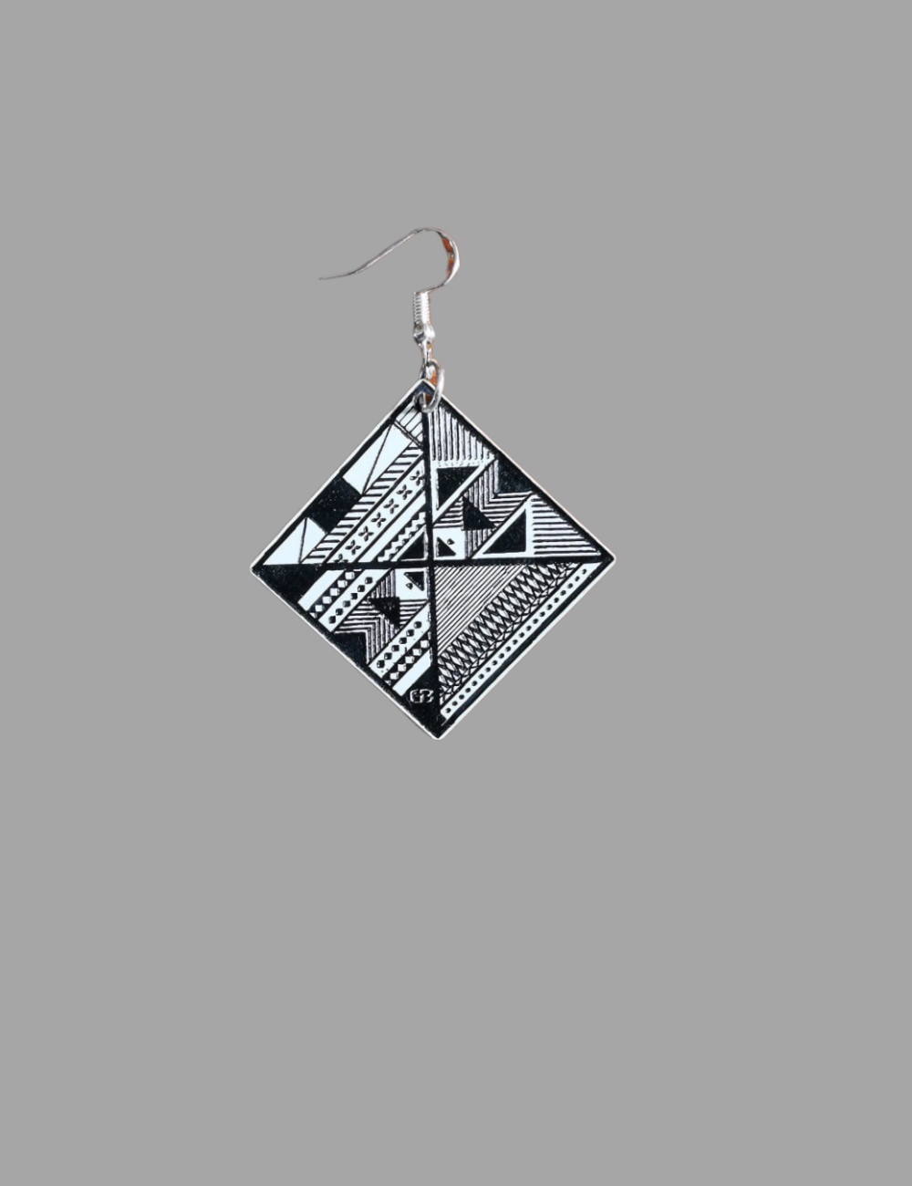 Recta Ndebele Earrings - Image 2