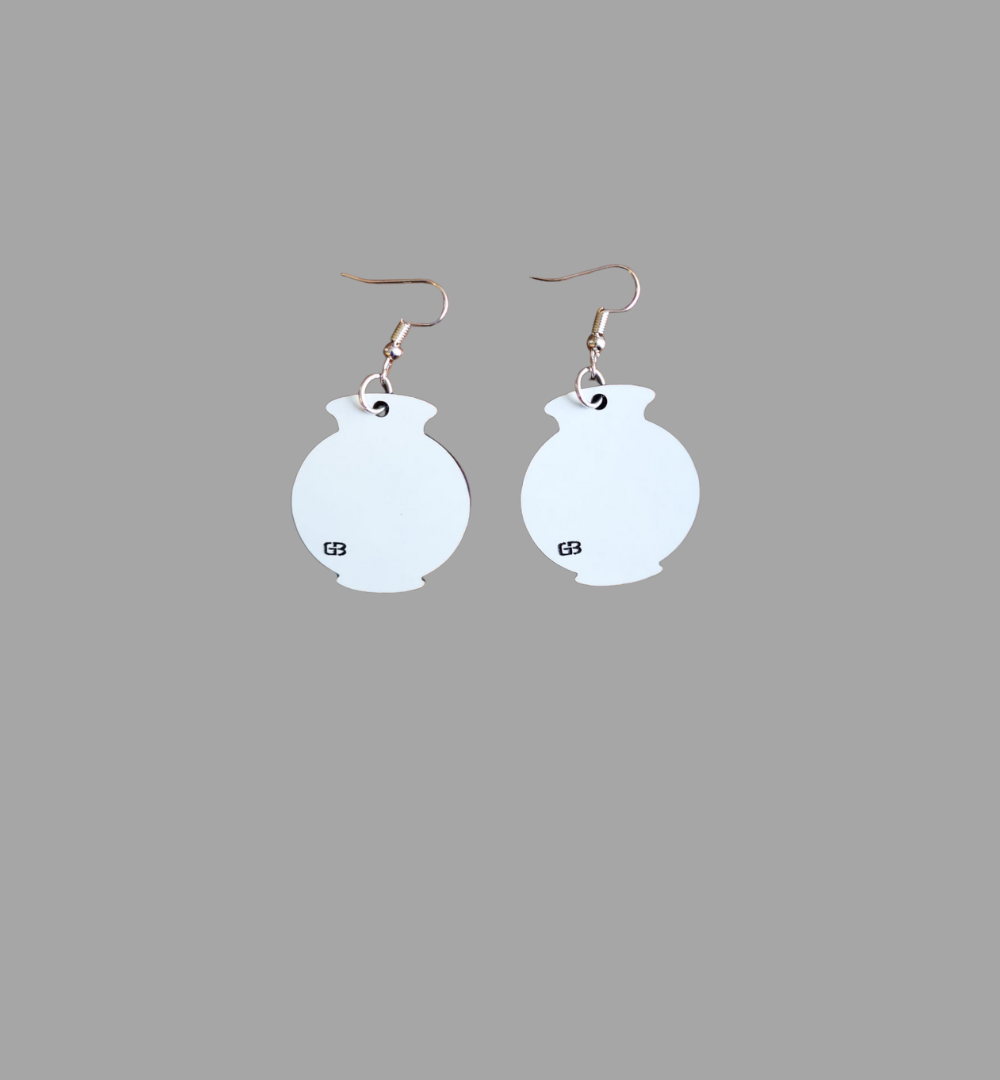 Ingqayi Essence – Clay Pot-Inspired African Earrings - Image 4